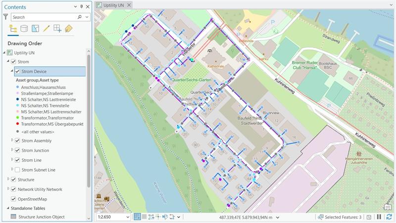 Utility Network Visualisierung